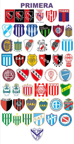 Argentine Football Shields A! Impeccable!! Vinyls - Vectors 1