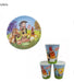 Otero Cotillón Granja De Zenón 20 Niños, Piñata, Vaso, Mantel, Plato 2