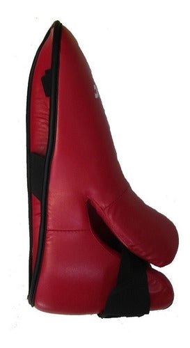 Proyec Taekwondo Kick Boots Foot Protectors - PU Leather Kick Pads 17