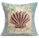 Asamour 4 Pack Ocean Theme Throw Pillow Case Coastal Conch S 2