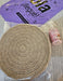 Mom Rêve Design Set of 6 Round Jute Placemat India 33cm Handwoven 2