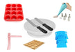 Levys Bazar Complete Pastry Set: Rotating Plate, Spatulas, Decorating Bag 0