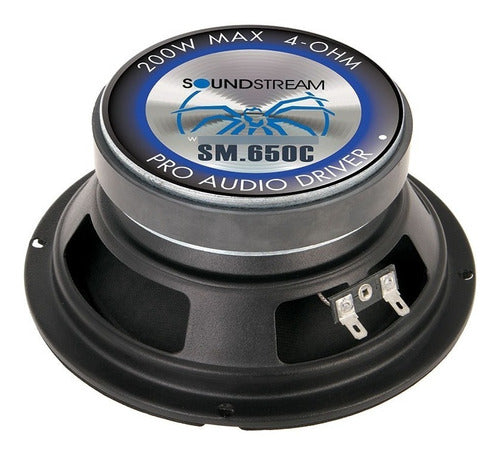 Soundstream Pro Audio Medium Speakers 6.5" 400W RMS SM.650 5