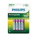 Philips Rechargeable AAA 950mAh x4 - Otec 0