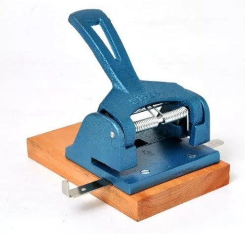 Metal Office Hole Punch with Wooden Base 1