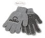 Pack of 10 Pairs Grey Dotted Gloves Certified by Dogo 3