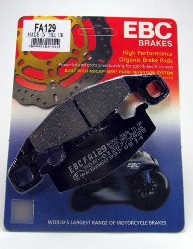 EBC Pastilla Freno FA129 Kawasaki Kle 250 Gpz 500 Kl 650 1