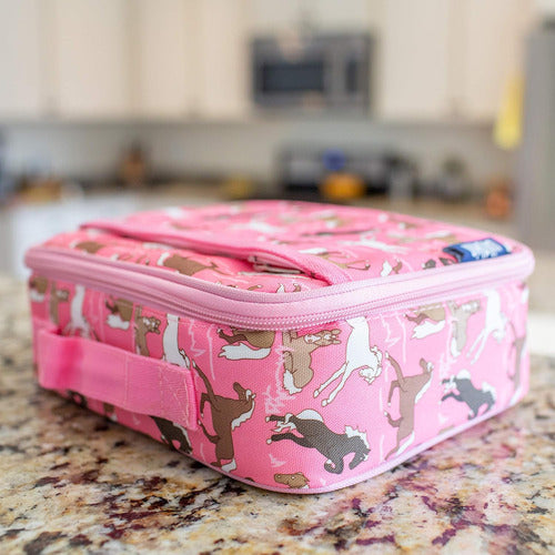 Wildkin Pink Lunch Box with Horses 5