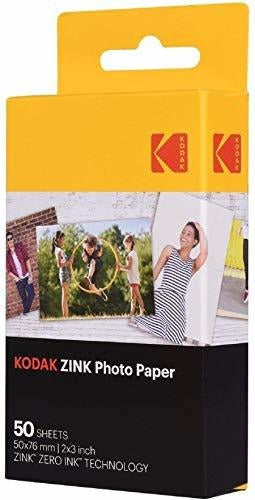 Papel Fotografico Premium Zdak Kodak 2 X3  50 Hojas Compatib 0