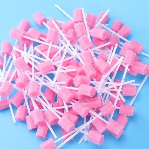 100pcs Swabs Descartáveis De Limpeza Oral 5