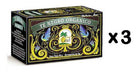 Hierbas del Oasis 3 Boxes of Organic Black Tea 75 Bags - Dw 0