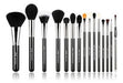 Pinceles De Maquillaje De Jessup Pro Kits Set Polvo Base Som 1