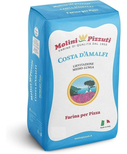 Harina Italiana Pizza Pan Costa Damalfi Molini Pizzuti 10 Kg 0