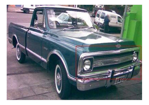 Chevrolet C10 Grill 68 - 73 With or Without Central Band 4