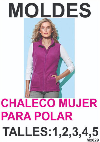 MOLDERIA UNIVERSO Moldes Textil Chaleco Mujer Para Polar 1