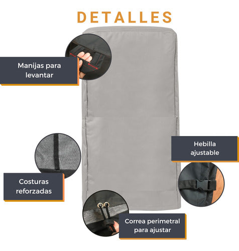 CoverALL Funda Para Horno Pizzero (95x70) Lona Gruesa 100% Impermeable 2