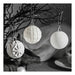 Valery Madelyn White Ball Ornaments for Halloween and Christmas 1