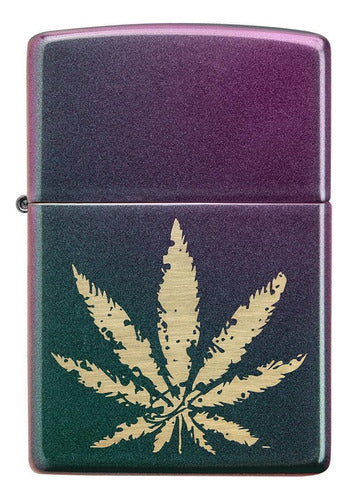 Zippo 49185 Iridescent Mari Juana Leaf Guarantee 5