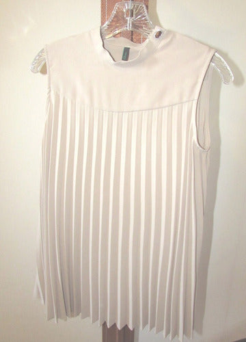 Benetton Exclusive Crepe Pleated Blouse 3