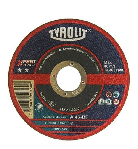 Tyrolit Disco Corte Amoladora 115 X 1.6 Mm Metal X 25 Unidades 0