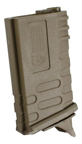 Magazine Airsoft M4 Aps Aeg Hi Cap 190 Bbs  Dmr - Tan 1