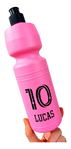 Inter Miami Souvenirs Personalized - 43 Plastic Bottles with Number 10 0