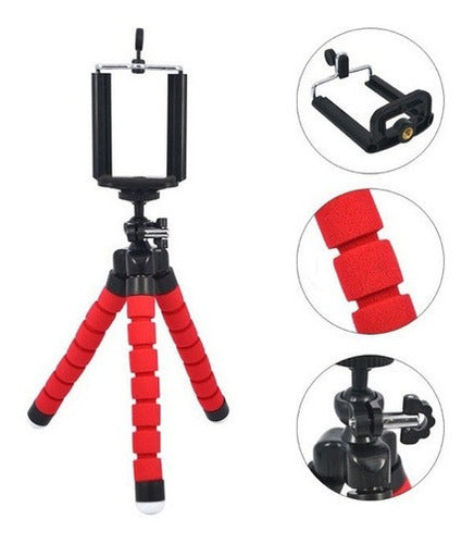 MS Flexible Tripod for Cameras and Smartphones - Octopus Style 0