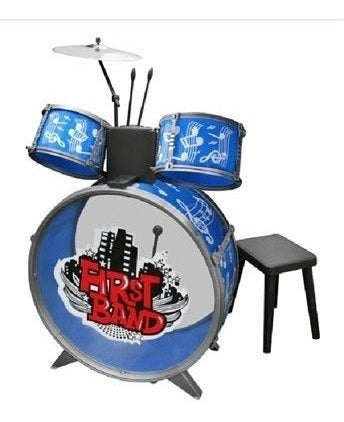 Bateria Musical Azul Caja Musicales Faydi 0027 0