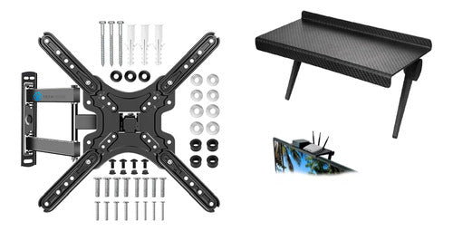 Tech House Wall Mount for Smart TV and Shelf 14 to 55 Inches Includes Screws 3