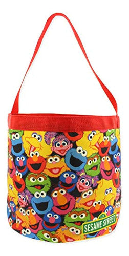 Sesame Street Elmo  Cesta Plegable De Nailon Para 0