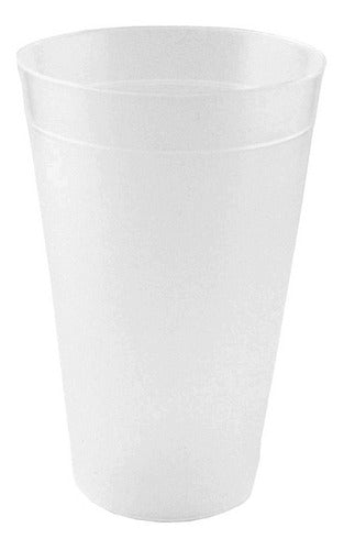 Dr. Nada Eco Natural Plastic Cup 500cc for Parties & Events - Pack of 70 0