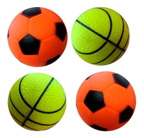 Mercadoflash Set of 2 Duo Sports Solid Pet Balls 1