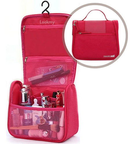 Travel Makeup Organizer Cosmetics Bag Toiletry Case Waterproof Portable 2