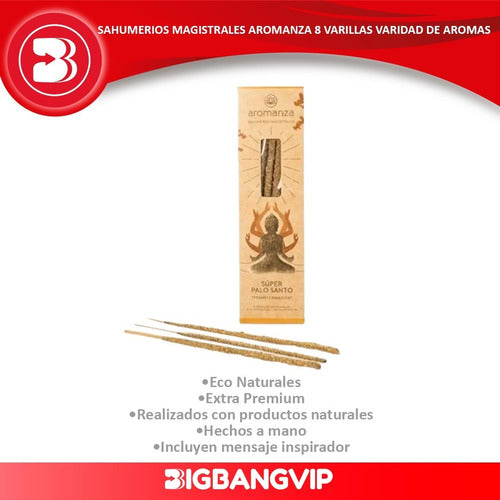 Aromanza Masterful Incense 8 Sticks Mirra Varied Scents 17