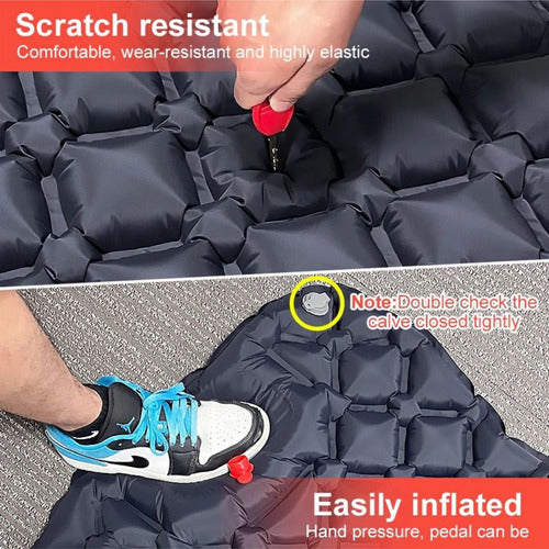 MAS Accesorios Colchoneta Inflable Ultraligera Con Bomba Inflado Integrada 1