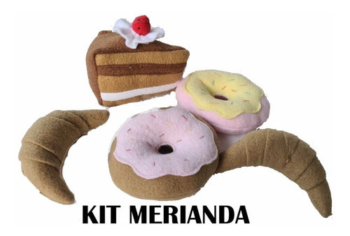 Dulce Pilomena Set Comiditas De Juguete Donas Medialunas Torta 1