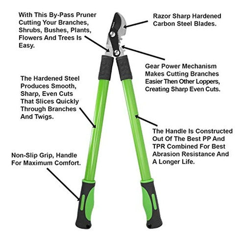 ~dura? Wilfiks 25 Bypass Lopper, Cizallas De Poda De Jardín 1