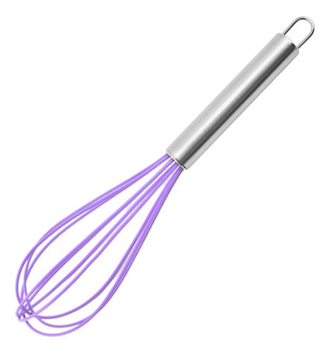 Silicone Manual Whisk with Steel Handle by Carol Reposteria 29