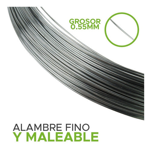 Alpazinc 0.55mm Fine Bijou Supply Wire x 50m 3