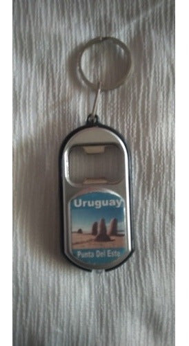 Uruguay Keychain with LED Light 1