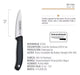 Set of 3 Professional Chef Kitchen Knives 3 Claveles Evo 2