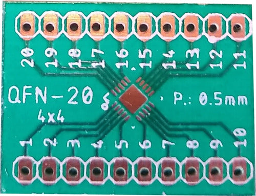 Pack of QFN to SMD Adapters for Protoboard 0