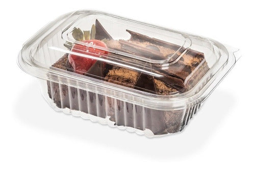 Disposable Plastic Tray with Hinged Lid, 102 ct (x 100 Units) 0