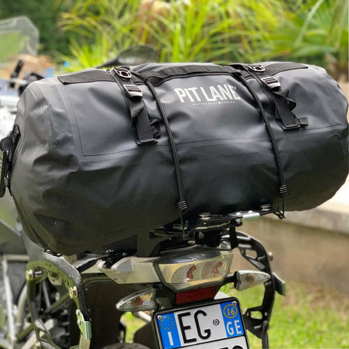 Universal Waterproof 60L Black Motorcycle Travel Rear Bag 5