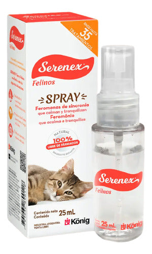 Serenex Feromonas 25ml Spray Para Gatos 0