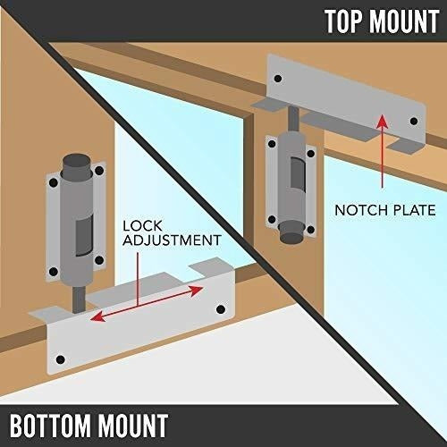 Hausun Patio Sliding Door Security Foot Lock Kick Lock 5