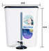 Diluvio Electric Heater Shower with Plastic Tank 25L 1100W 1