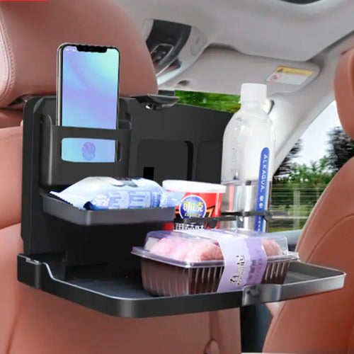 Car Headrest Organizer Tray for Cellphone Tablet 2