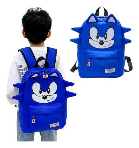 Sonic Waterproof Kids School Bag 0