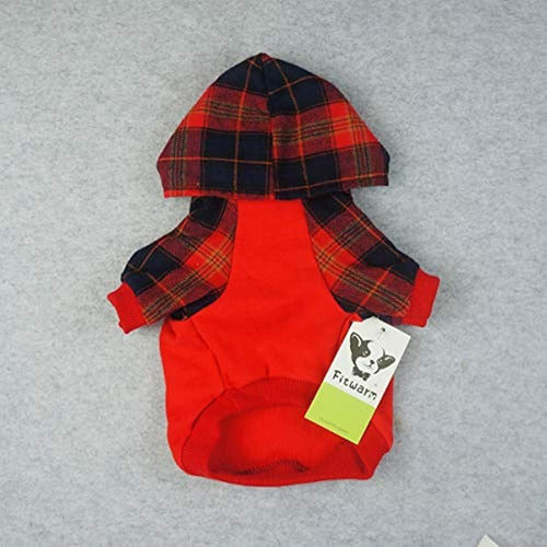 Fitwarm Plaid Shirts for Dogs - Dog Sweatshirts 2